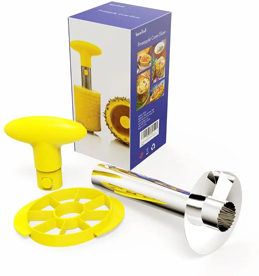 

Kitchen Tool Stainless Steel Fruit Pineapple Peeler Dehorning Slicer Cutter
