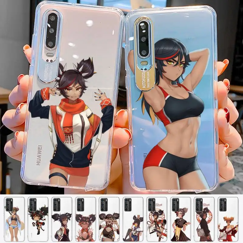 

YNDFCNB Xinyan Genshin Impact Phone Case For Huawei P 20 30 40 pro lite Psmart2019 Honor 8 10 20 Y5 6 2019 Nova3E