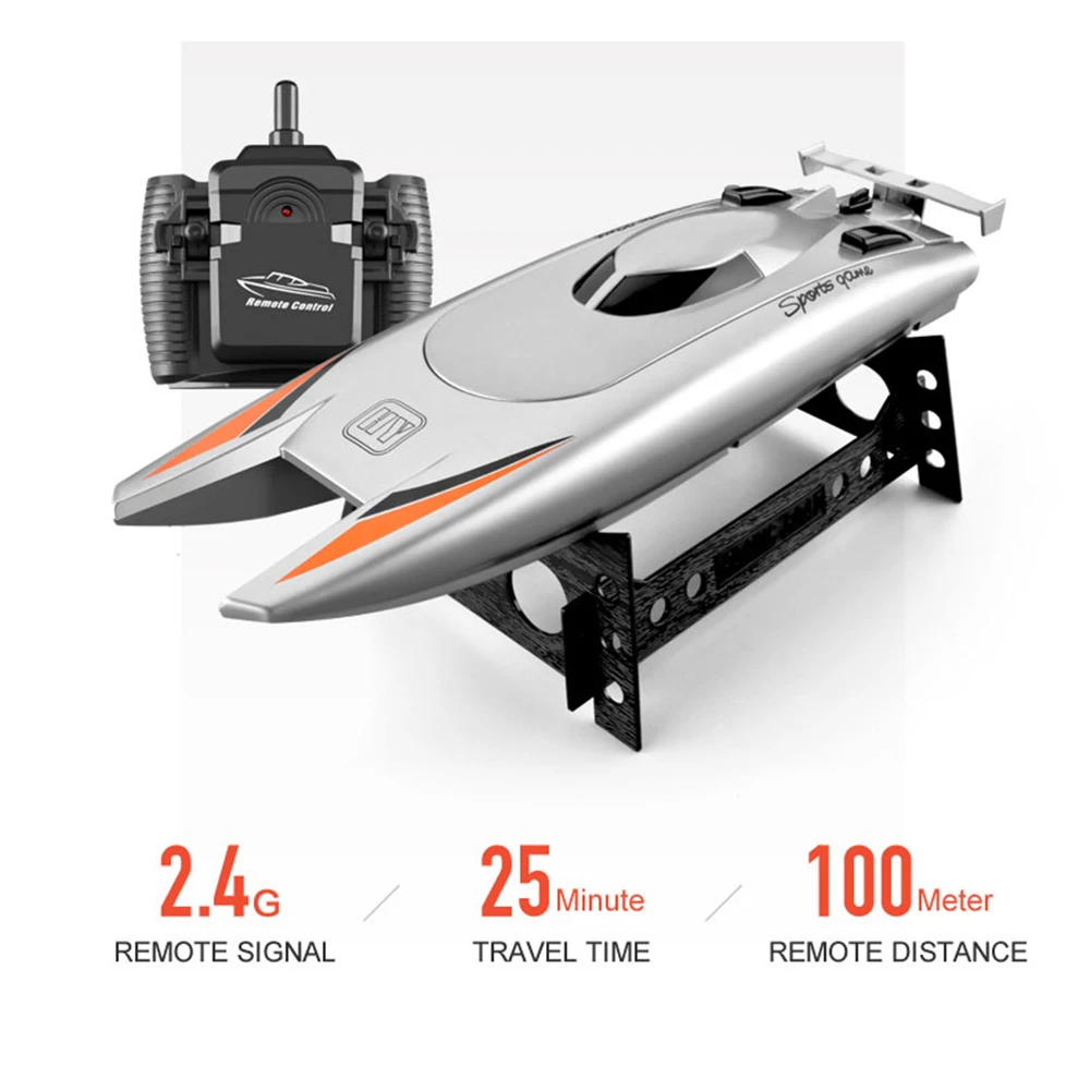 30 KM/H RC Boat 2.4 Ghz High Speed Racing Speedboat Remote Control Ship Water Game Kids Toys Children Gift enlarge
