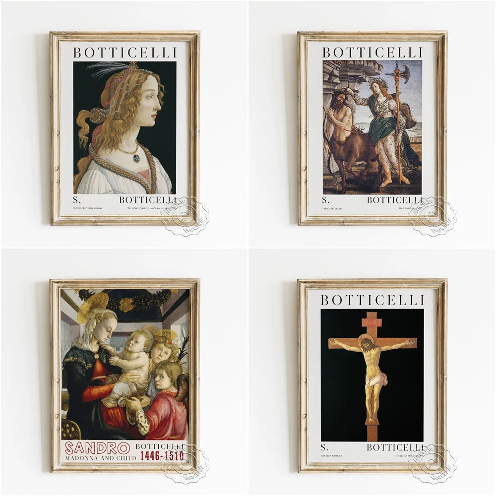 Художественный постер Sandro Botticelli с изображением религии картина Мадонны и
