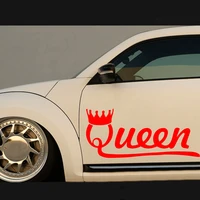 free shipping queens crown carbon sticker car styling funny auto stickers and decals car accessories