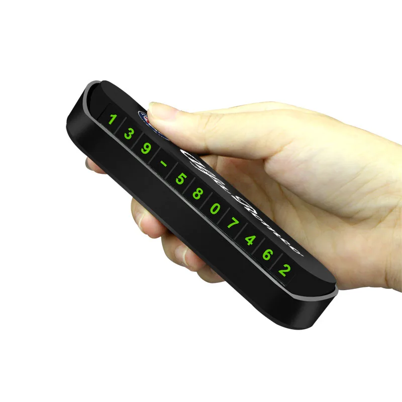 1 шт. Автомобильная Временная парковочная карта флип с номером телефона