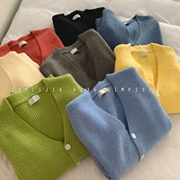 2021 autumn winter knitted sweater mens sweater cardigan street knitted pullover solid color soft mens harajuku knitted coat