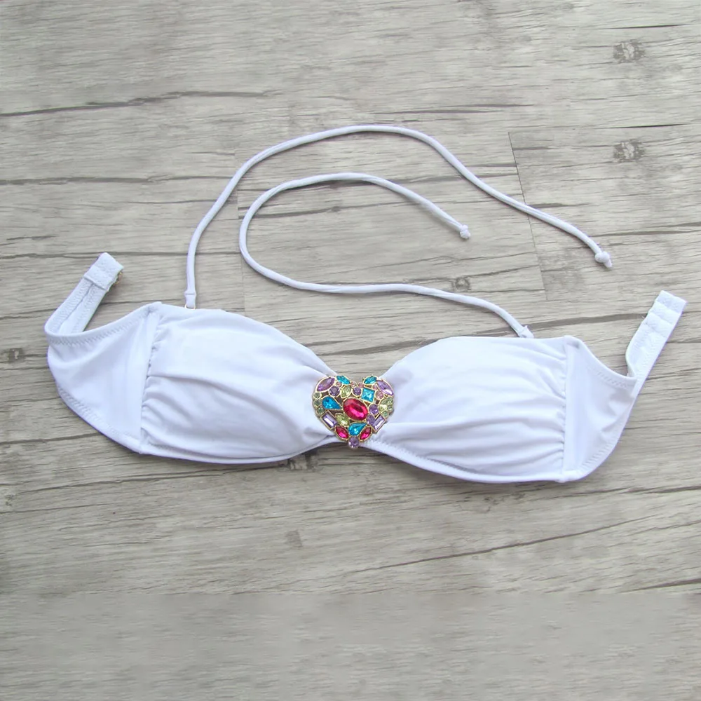 Горячее предложение! Распродажа! Дизайнерский сикрет кристалл алмаз бикини топ