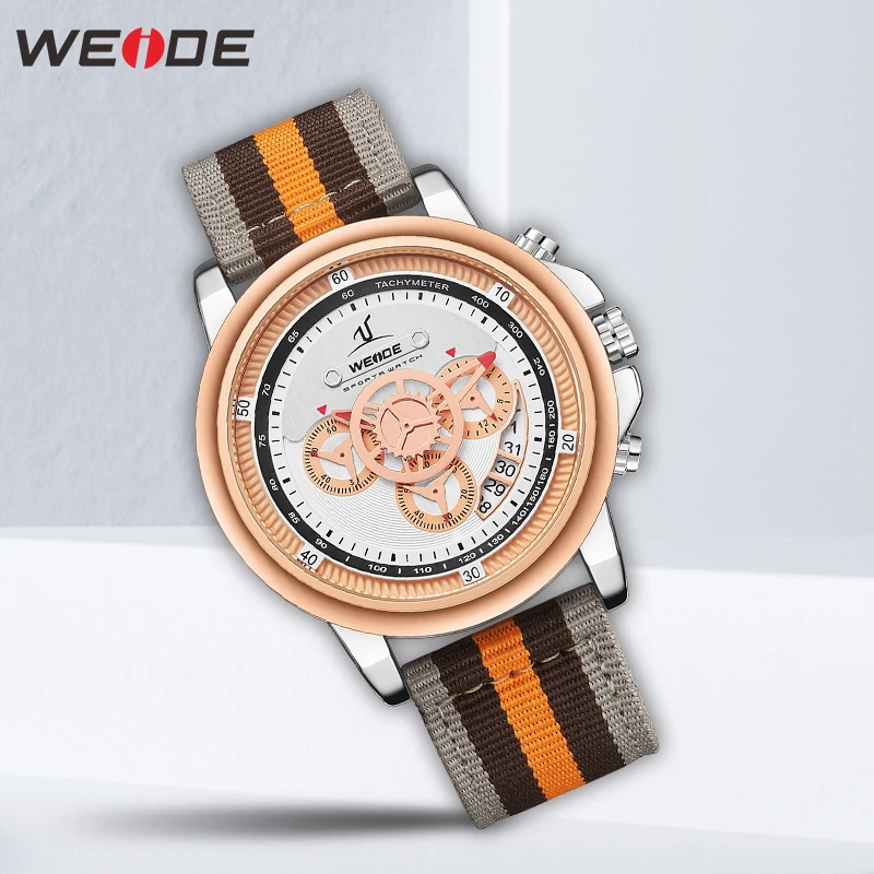 WEIDE мужские часы роскошные спортивные военные водонепроницаемые несколько