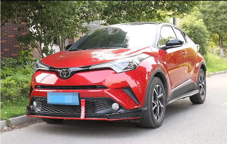 Для Toyota CHR Body kit спойлер 2017-2019 для CH-R QC ABS задний передний бампер диффузор защитные