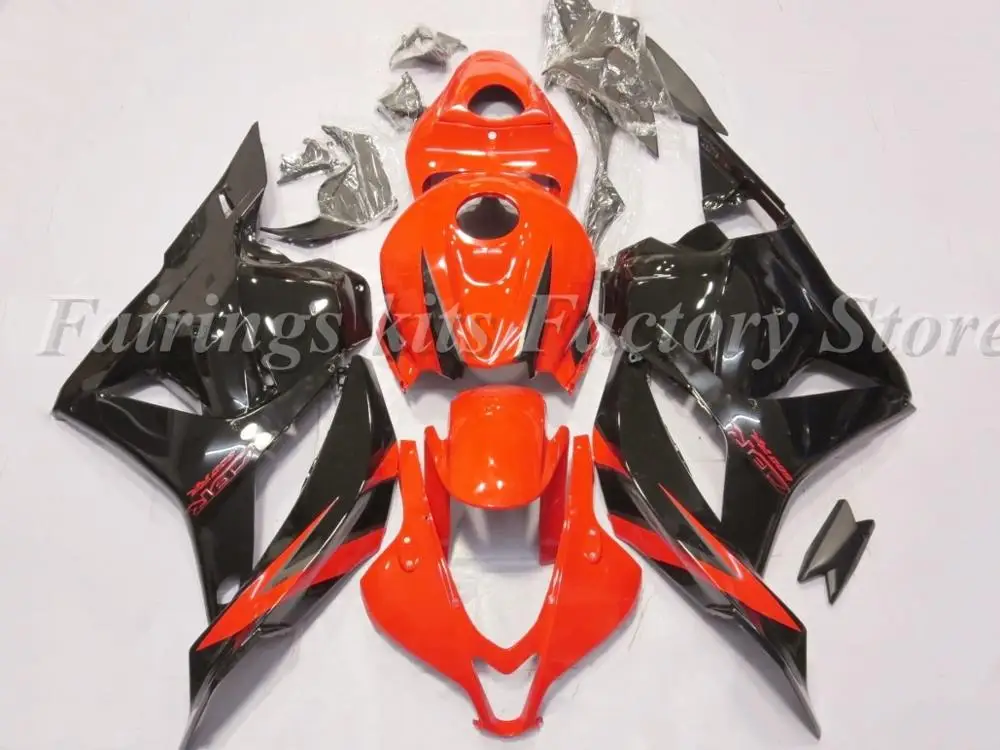 Verkauf Top Qualität Neue ABS Motorrad Verkleidungen Kit Fit Für Honda CBR600RR F5 2009 2010 2011 2012 09 10 11 12 600RR Nach Orange Schwarz