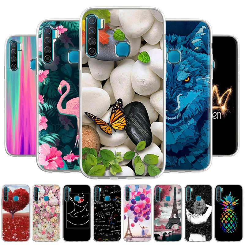 cute phone case for infinix zero 8 case silicone funda on infinix note 8 7 hot 10 9 play s5 lite smart 4c soft cover clear shell free global shipping