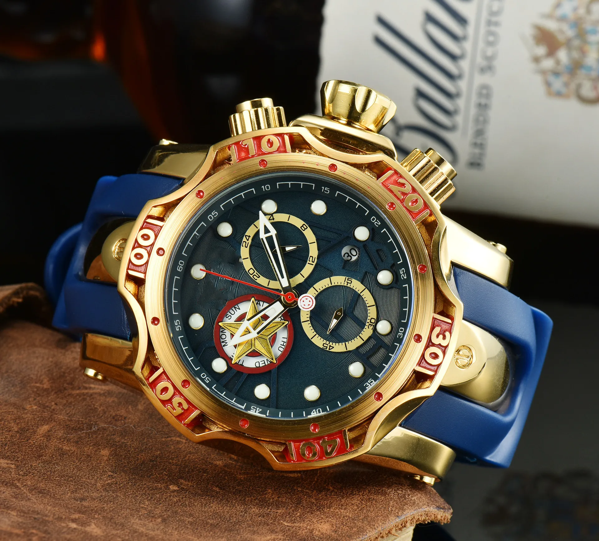 

2021 new high grade business men's watch fashion watch personality Watch