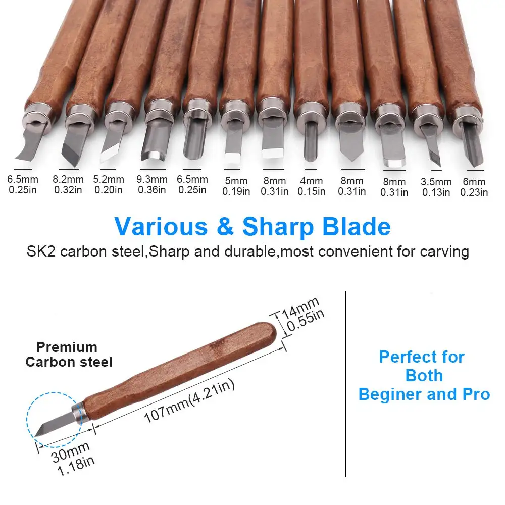 12 шт. искусственный нож для обычной резки дерева инструменты рукоделия и