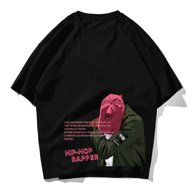 Футболка мужская с забавным принтом 100% хлопок для влюбленных скейтборда хип-хопа