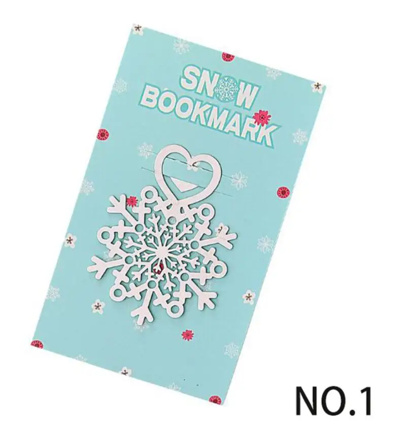 

Металлическая закладка Снежинка K-MIME