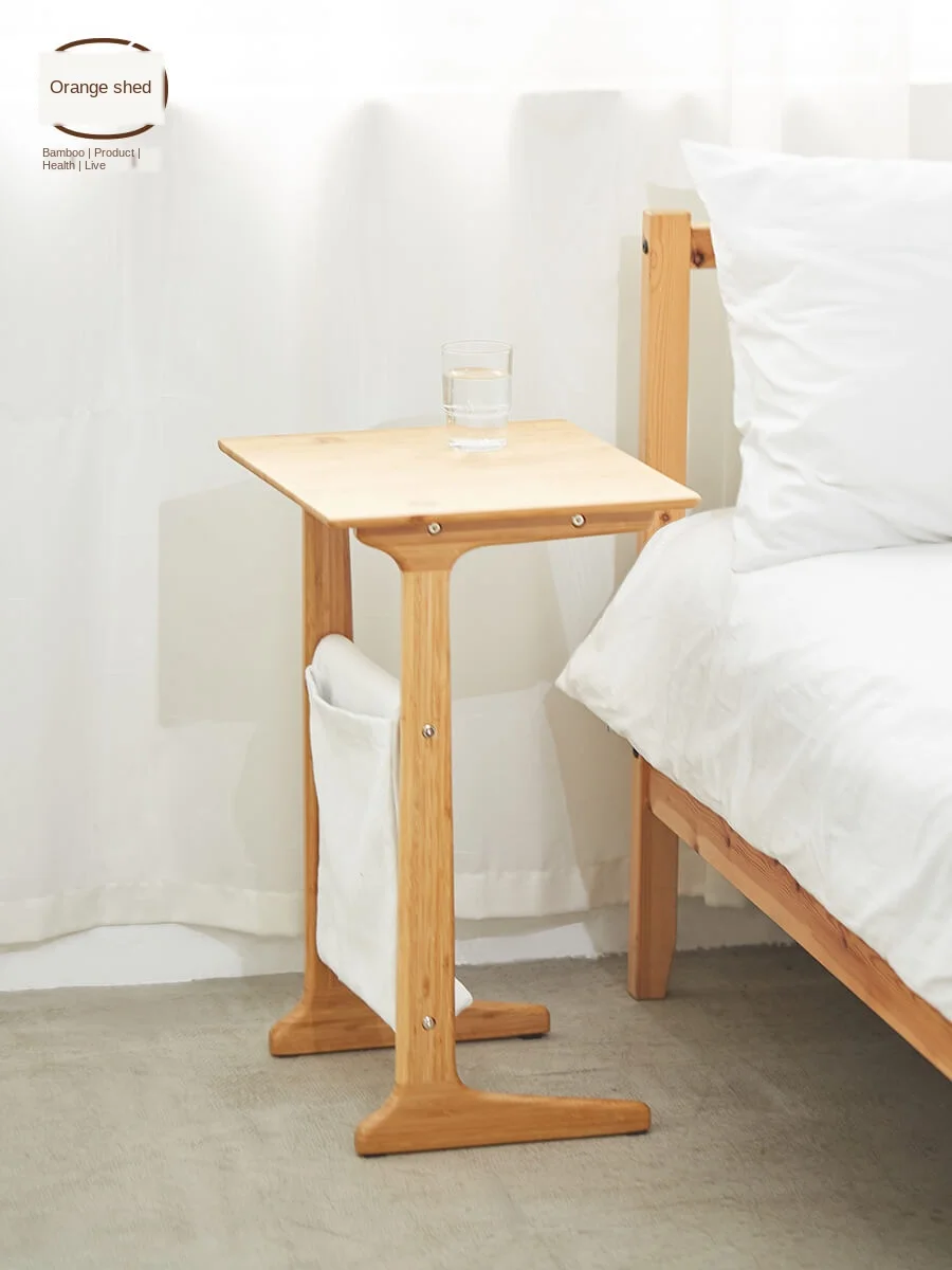 

Natural bamboo modern simple small tea table does not occupy space multi-functional tea table bamboo fashion light solid wood so