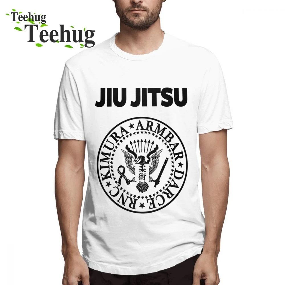 

BJJ Man Round Neck For Boy Jiu Jitsu T-shirt Free Shipping Unique Design O-neck For Man t shirt