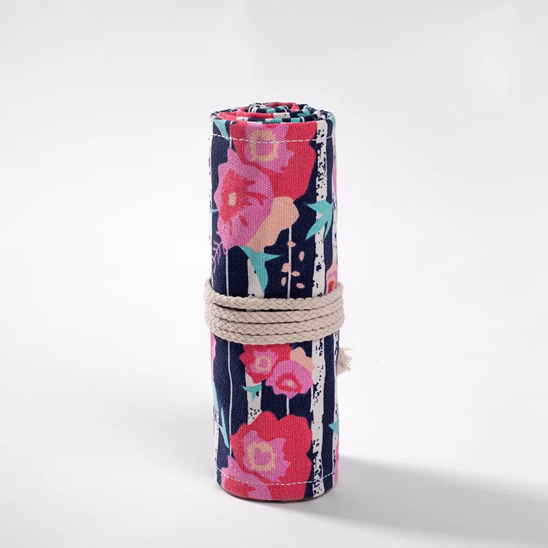 Crayon Bag Rollable Case Pencil for Brushes Make Up Storage Art Roll Box Office | Канцтовары для офиса и дома
