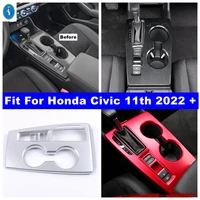 center control decoration panel cover trim fit for honda civic 11th 2022 stalls gear box shift frame accessories interior kit