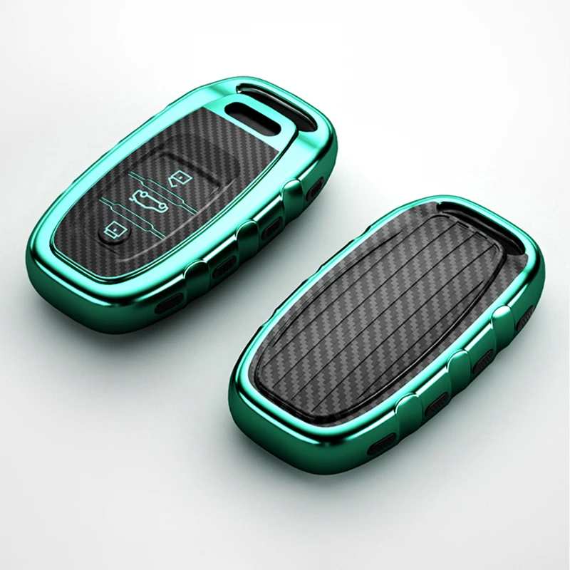 Умный чехол для автомобильного ключа с полным покрытием Audi A4 A5 A6 A7 A8 S4 S5 S6 S7 S8