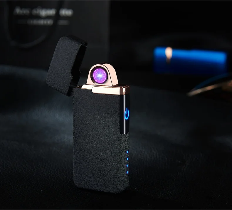 Зажигалка USB Электронная плазменная Зажигалка для курения Электронная зажигалка с выгравированным именем