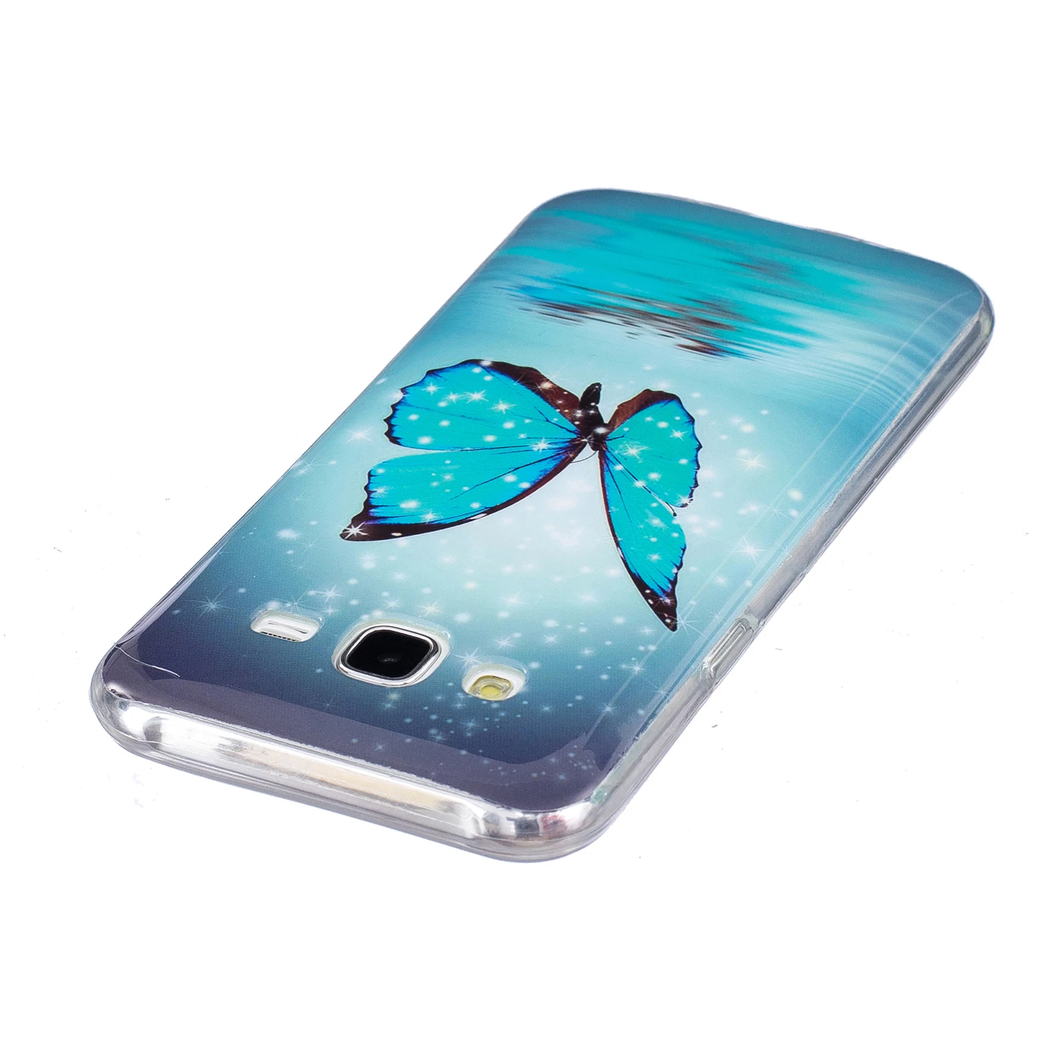 Мягкая Задняя накладка чехла из ТПУ для samsung Galaxy J5 светящиеся Печатные Чехлы Duos J500