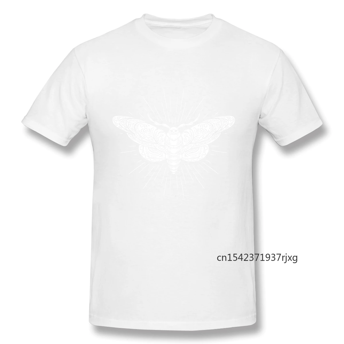 

Moth Retro Style Gift Cartoon Graphic Cool Short Sleeve T-Shirt Top Men Clothing Four Seasons Casual O-Neck Daily