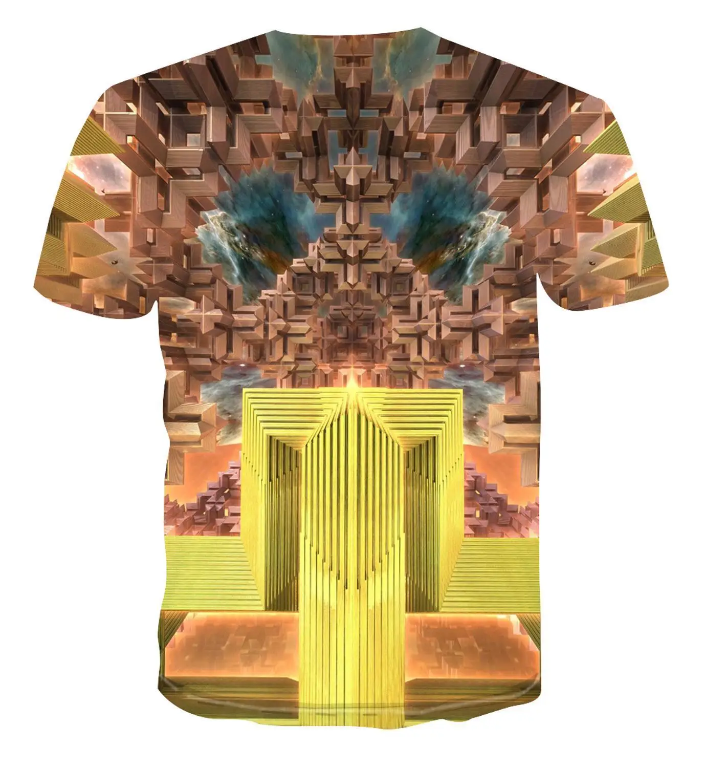 

2020 New 3d T -Shirt Men 'S Summer T -Shirt 3d Printing T -Shirt Short Sleeve Rainbow T-Shirt With Street Style Men'S S -6xl