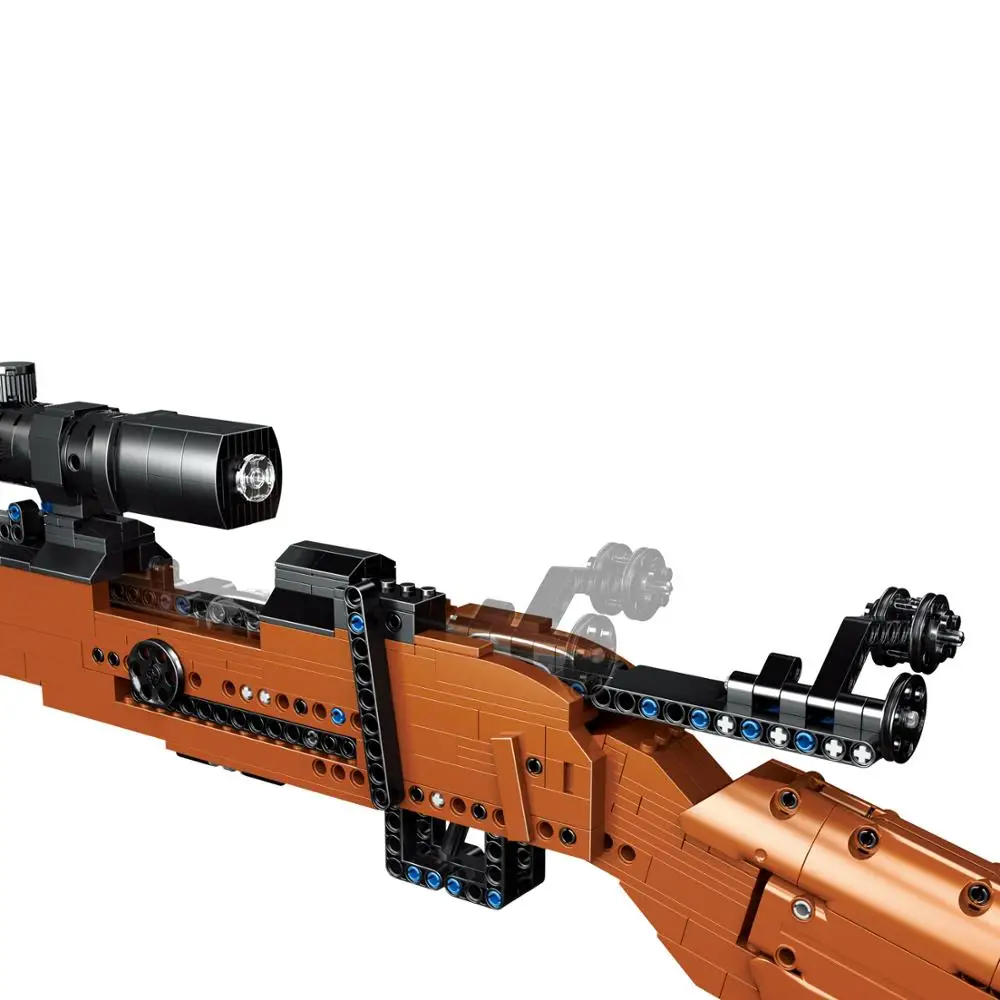 Конструктор Военная снайперская винтовка Kar98k игрушка модель строительные блоки