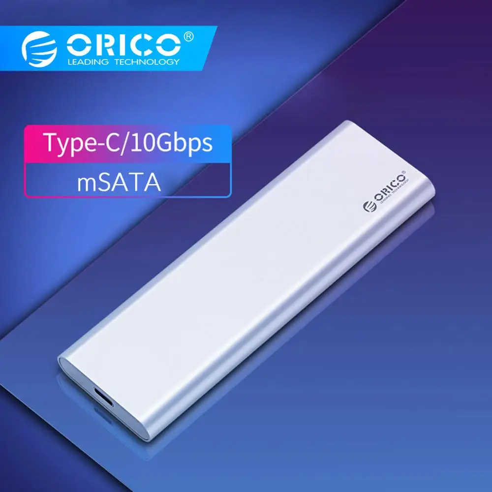 ORICO Dual-bay type-C 10 Гбит/с MSATA SSD поддержка Raid 0 Raid PM 4 ТБ Max Совместимость с Windows/Linux/Mac