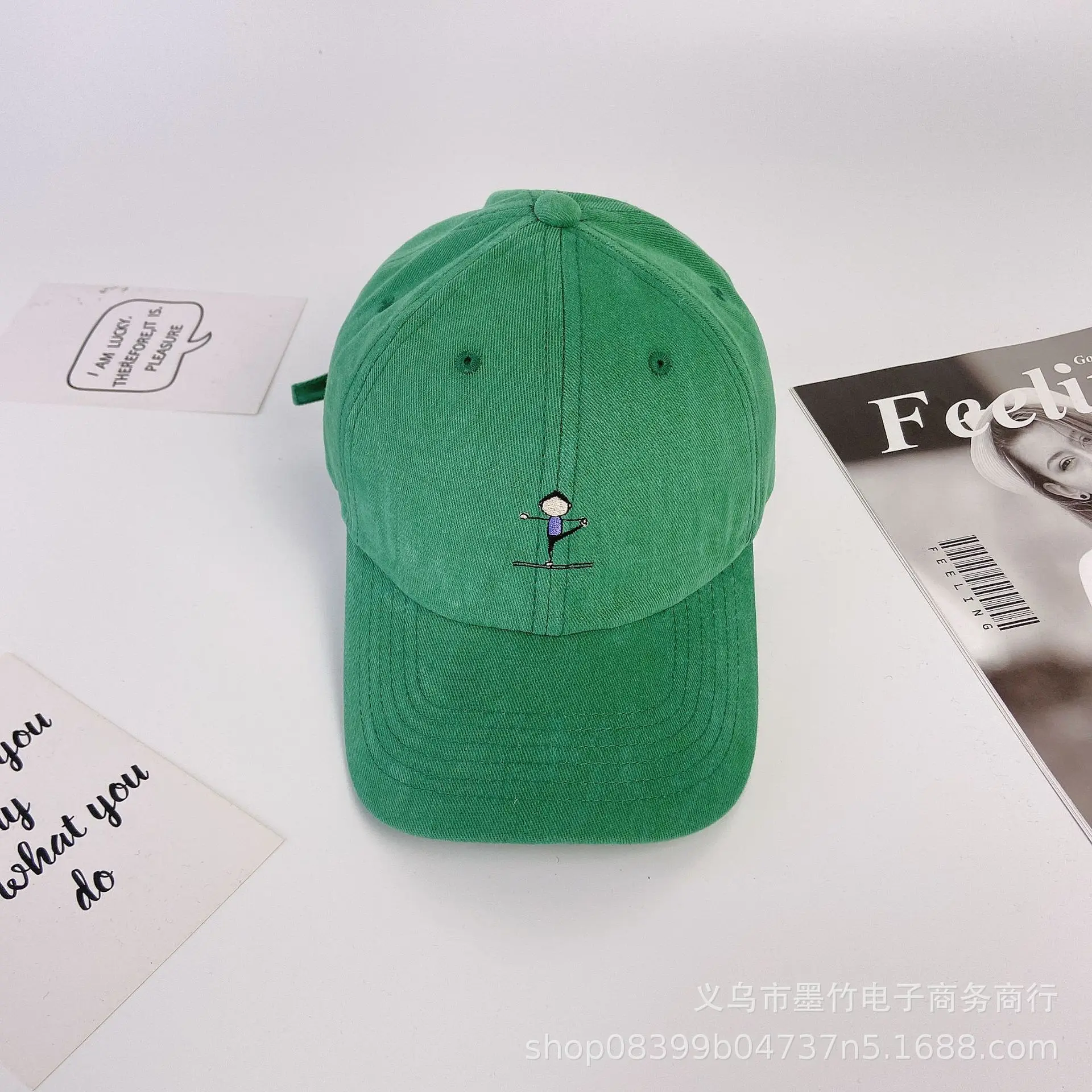Naughty Villain Embroidery Hole Baseball Cap Wild Caps Unisex Men Autumn Spring Sport Uv50+Flat Along Sun Hats