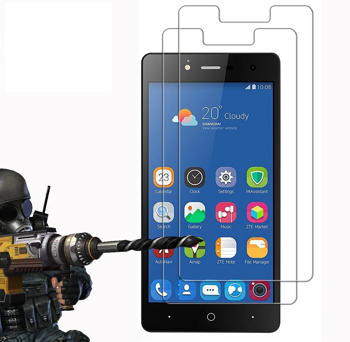 Закаленное стекло для ZTE Blade L7 9H 2.5D Премиум Защитная пленка V7 Lite защитная