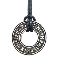 pagan elder futhark runes vintage jewelry runic vegvisir compass pendant viking necklace men women norse amulet talisman jewerly