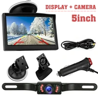 5 lcd monitor car rear view backup camera ntsc hd system ir night vision parking camera accessories for vehicle backup