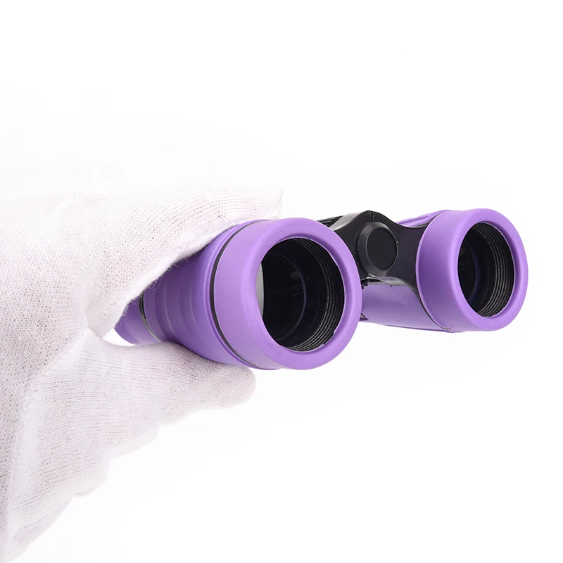 Новые резиновые пластиковые детские бинокли размер карманного телескопа