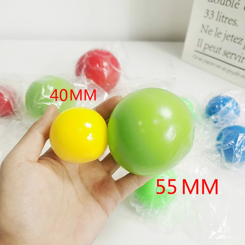 

Noctilucous Globbles ball Decompression Ball Sticky Squash Ball Suction Decompression Toy Sticky Target Ball Response capability