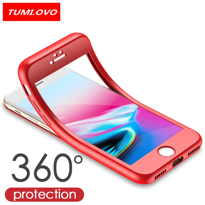 Защитный чехол для iPhone 7 6S 6 8 Plus силиконовый гибкая мягкая 360 градусов X 5 5S 5SE |