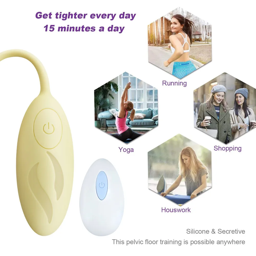 12 режимов G Spot Вибраторы кегелевые шарики Секс игрушки для женщин беспроводной