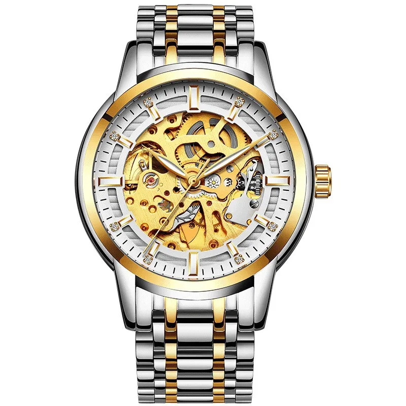 

Watch Swiss Luminous Waterproof Automatic Mechanical Watch Steel Watch Men's Business Watch Waterproof watch men