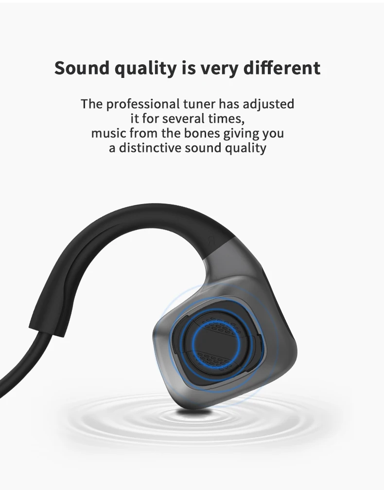 SSK костной проводимости наушники беспроводной Bluetooth 5,0 гарнитура беспроводные наушники спортивные водонепроницаемые с микрофоном BT011