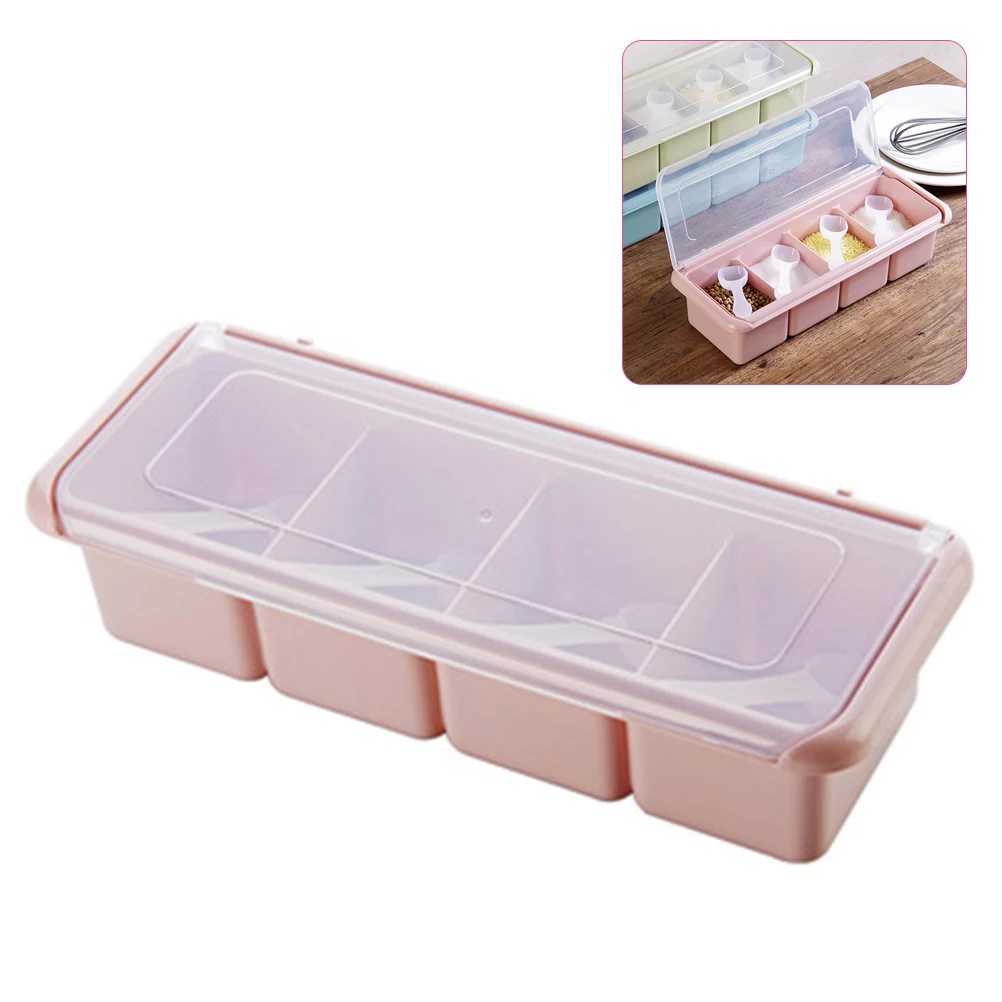 4 ячейки/набор стеллаж для приправ| |