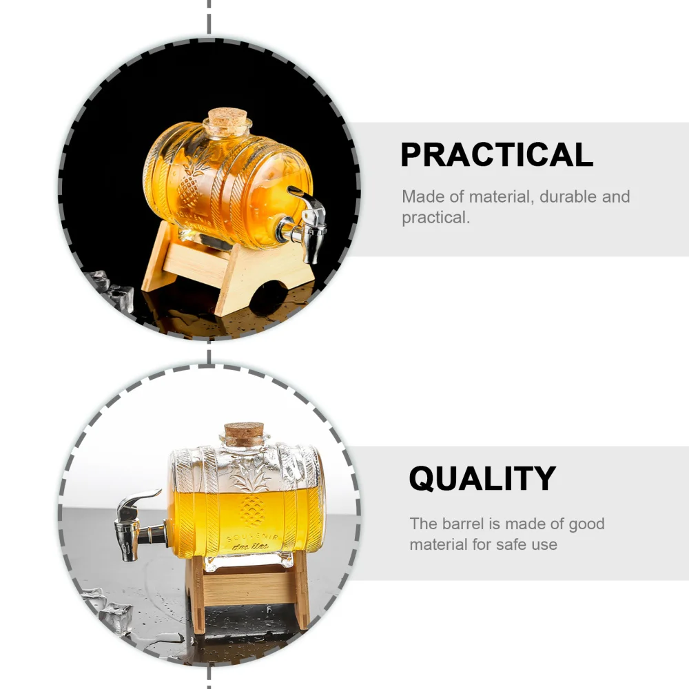 

1 Set Retro Beverage Container Making Glass Bottle for Home Party