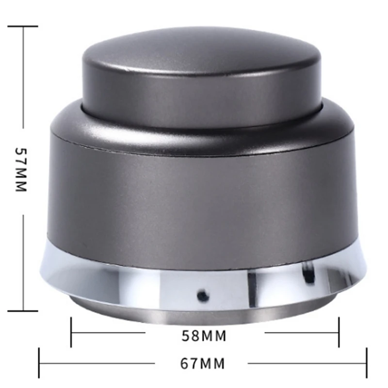 Stainless Steel Flat Bottom Press Type Distributor Powder Hammer Coffee Maker 58mm | Дом и сад