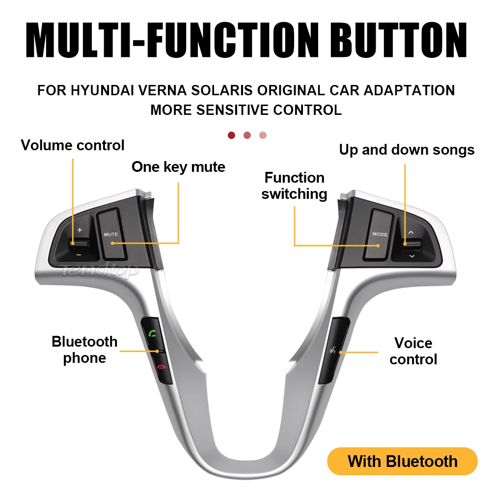 Кнопка управления на руль для Hyundai VERNA SOLARIS переключатель громкости аудио музыки