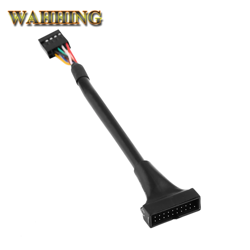 USB 9Pin Корпус для материнской платы 3 0 20pin Мужской Кабель адаптер настольного
