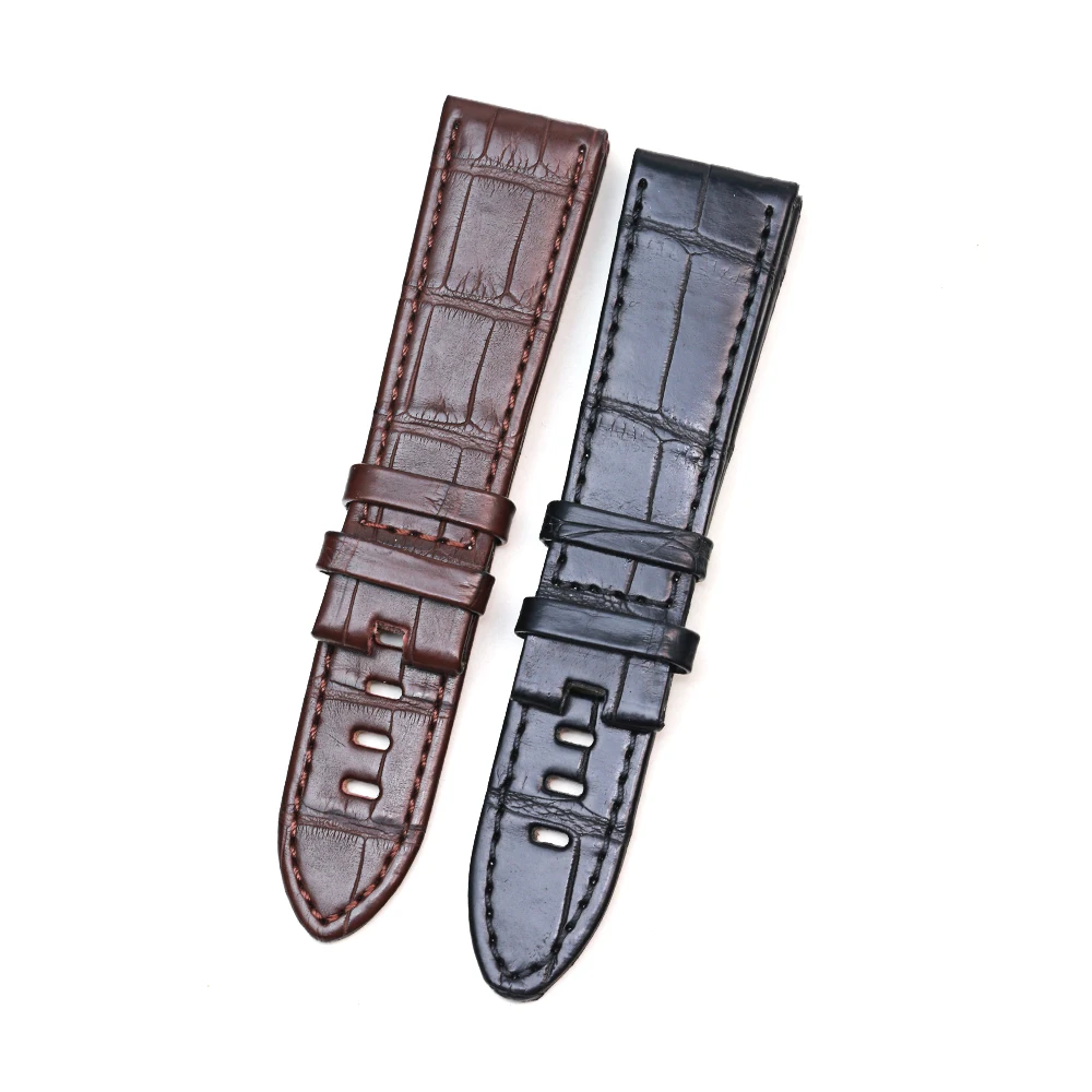 SAUPPO подходит для Montblanc Timewalker U0101550/U0101548 наручные часы из крокодиловой кожи полоса