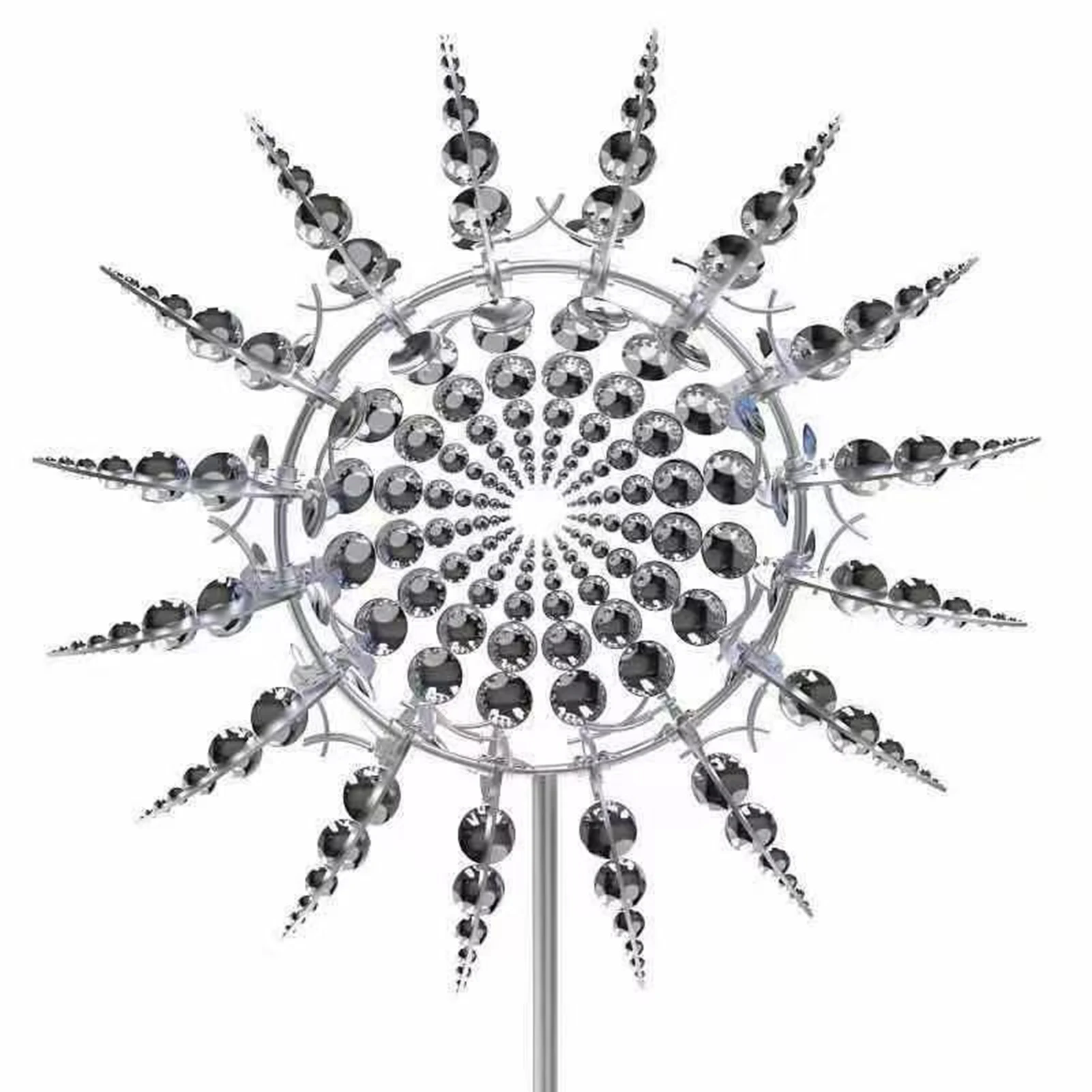 Molino De viento De Metal &uacute;nico y m&aacute;gico para exteriores, atrapasue&ntilde;os De viento para Patio, decoraci&oacute;n De jard&iacute;n, decoraci&oacute;n De jard&iacute;n-2
