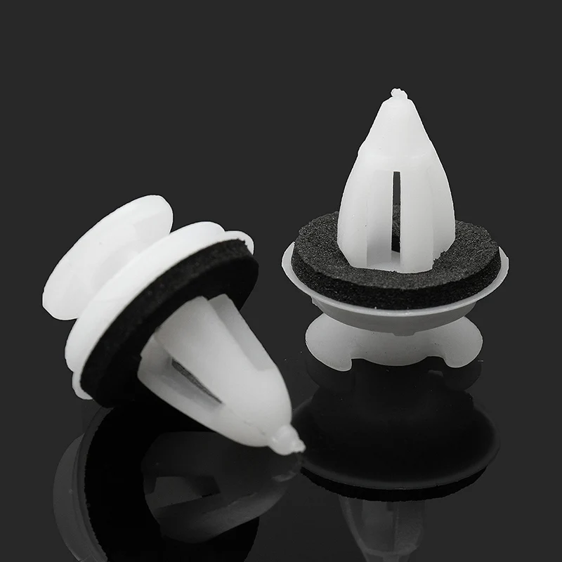 

Newest 50Pcs Car Door Panel Clips Hole With Seal Ring Plastic Rivets Fastener Push Clip For BMW Honda Toyota Lexus TSLM1