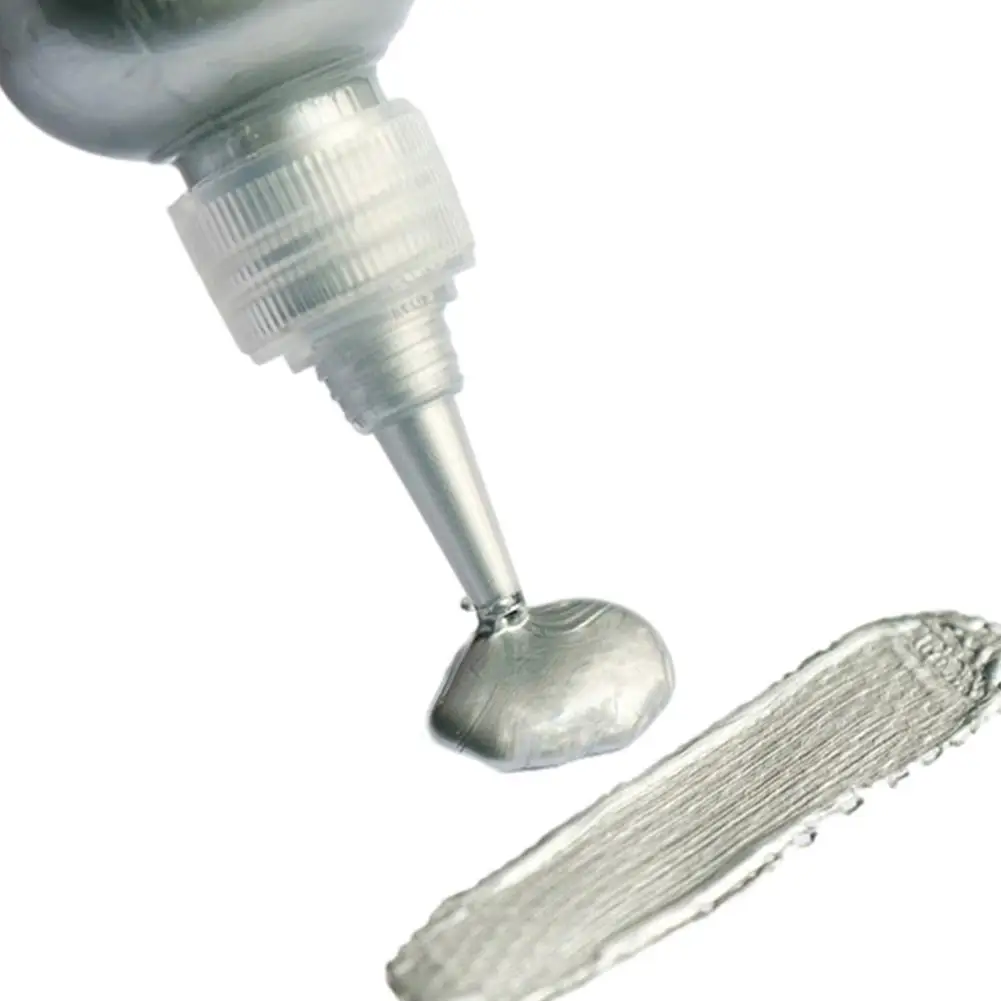 Профессиональная акриловая краска водостойкий пигмент цвета металлик для