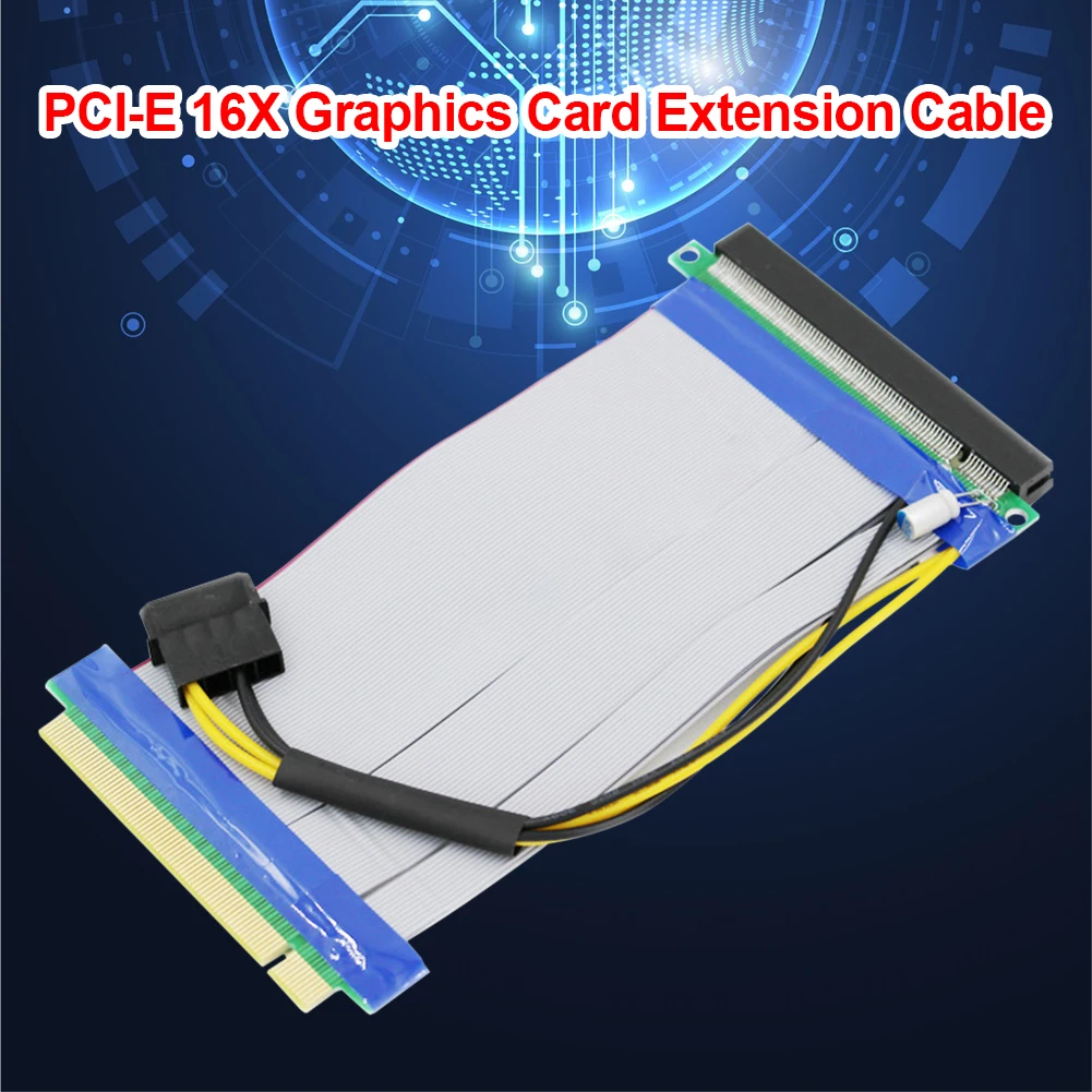 Адаптер райзерной карты Удлинительный кабель PCI-E 16X Райзера карта расширения