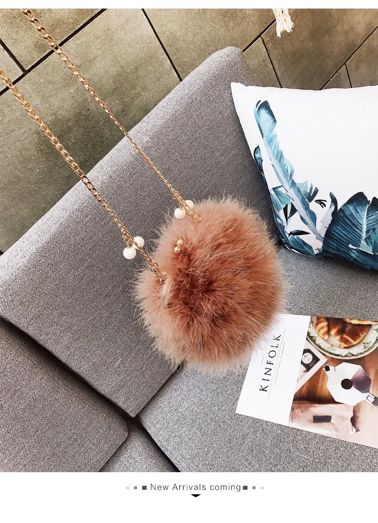 Luxury Designer Fur Purse Women Ostrich Feathers Evening Party Bag Famous Brand Handbag Fall Winter Party Day Cluthes Drop Ship