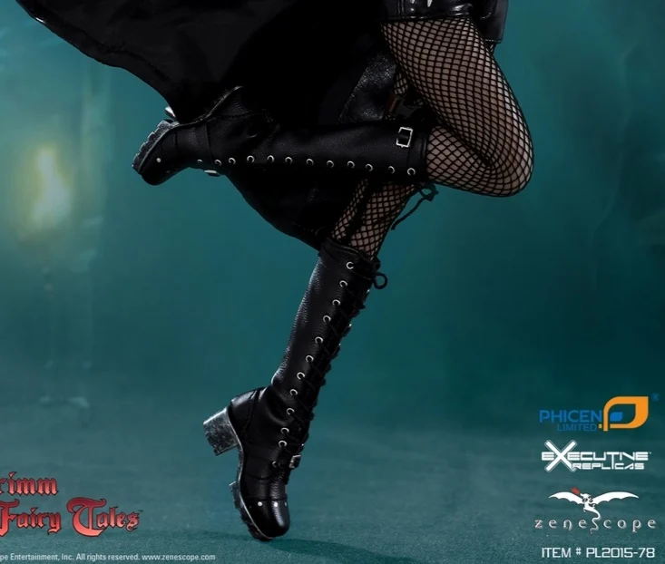 1/6 Scale женские черные сапоги солдата обувь на высоком каблуке для 12 в коллекции