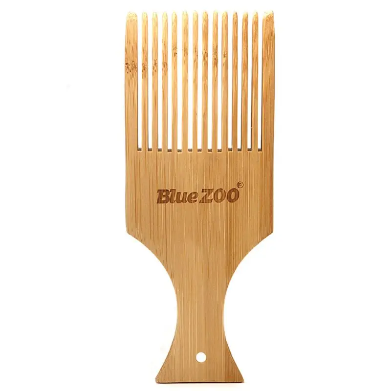 

Anti-static Natural Bamboo Hair Pick Comb Scalp Massage Wide Tooth Detangling Combs Tool